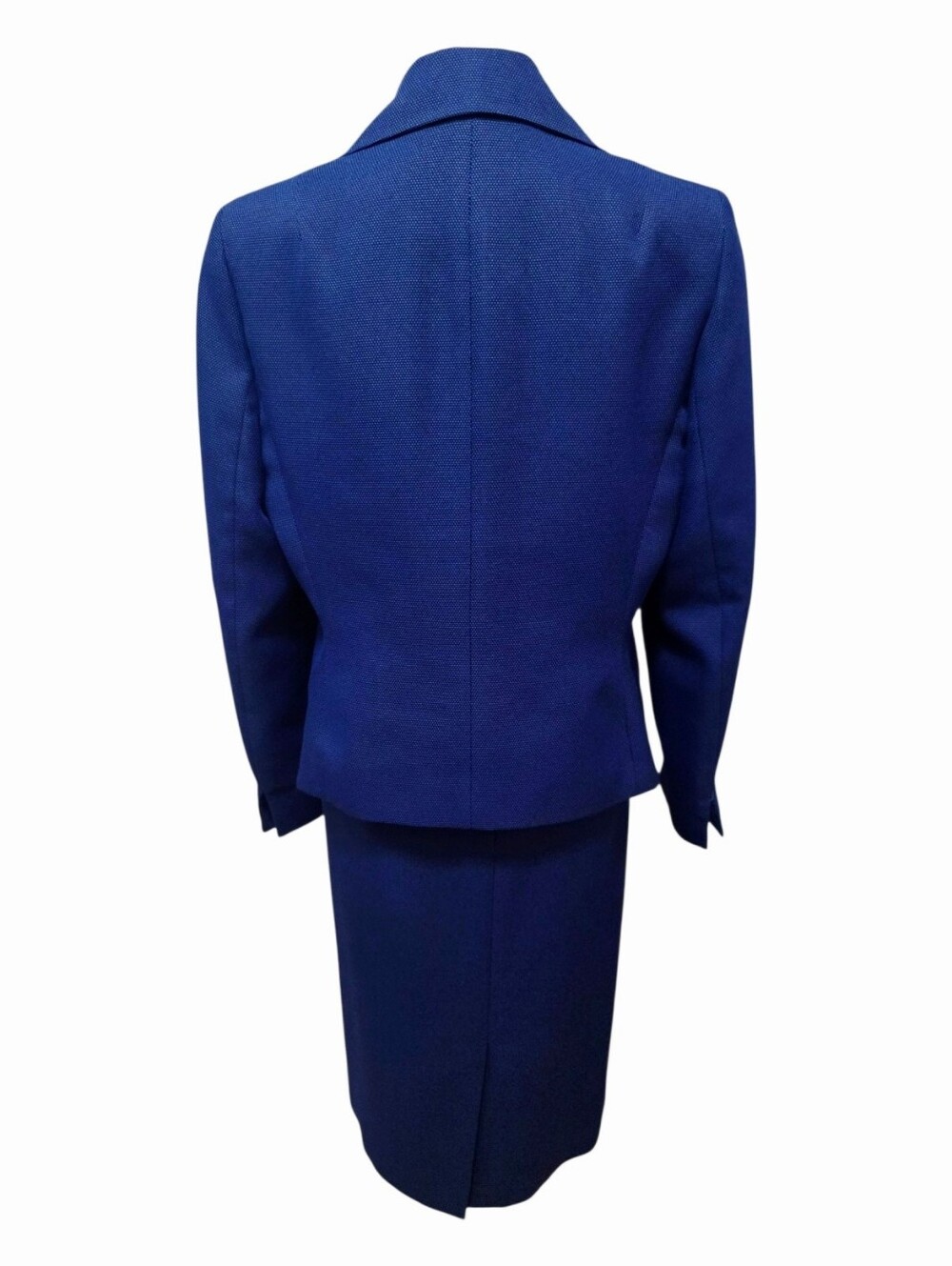 Evan-Picone Women's Navy Blue Skirt Suit Set Size 10 Career Church Business EUC - Picture 6 of 8